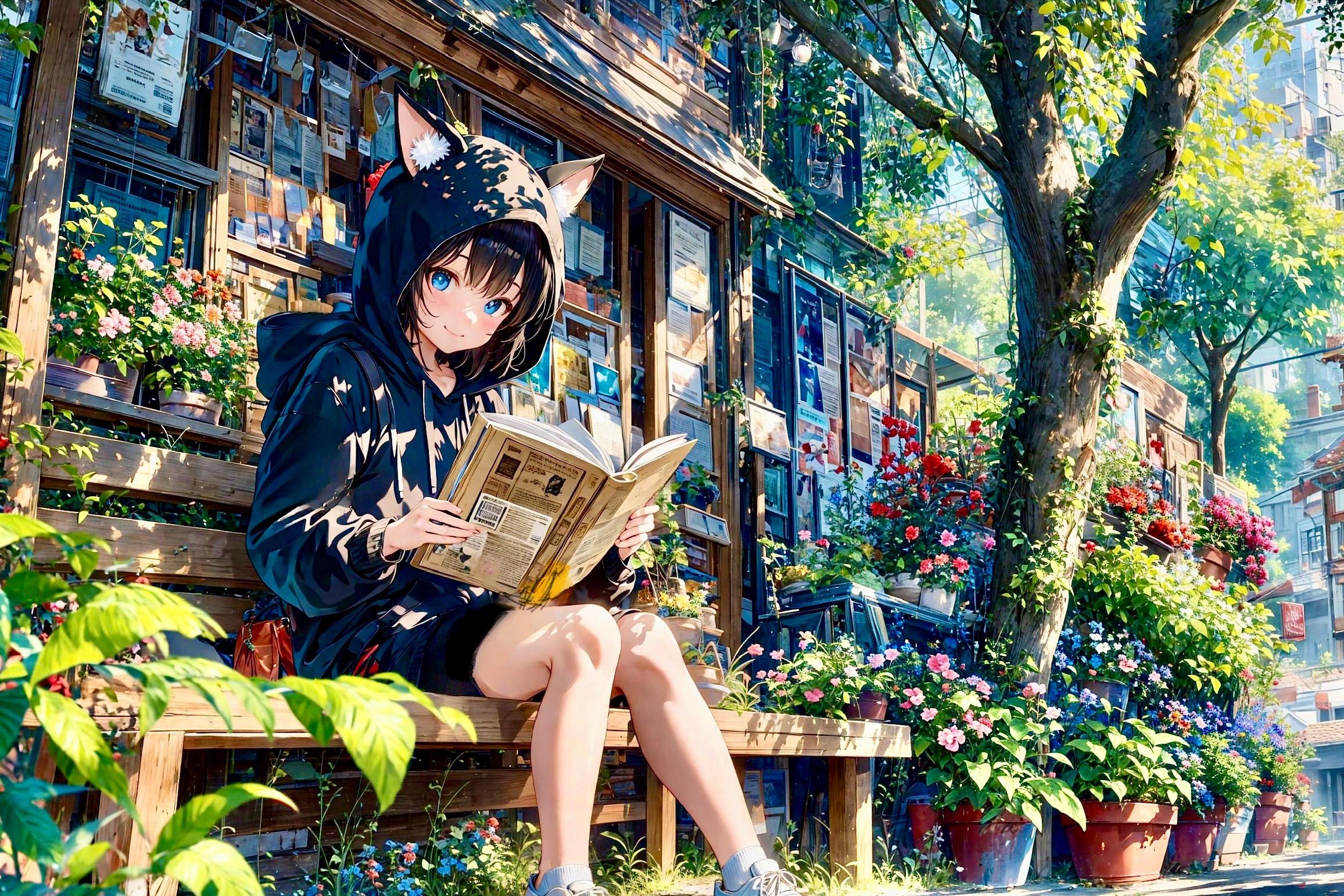 けもみみ✖︎読書🐾 | の人気AIイラスト・グラビア