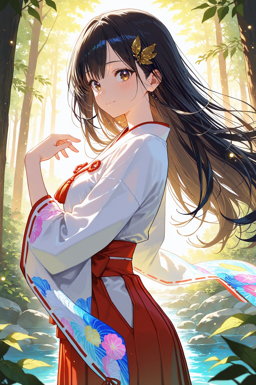 異世界神社の巫女さん（神楽さん）