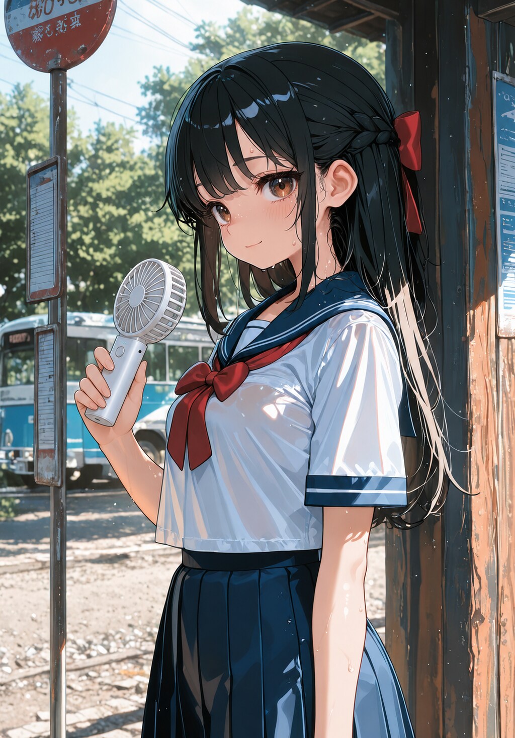 汗ばむ夏、ひとときの涼