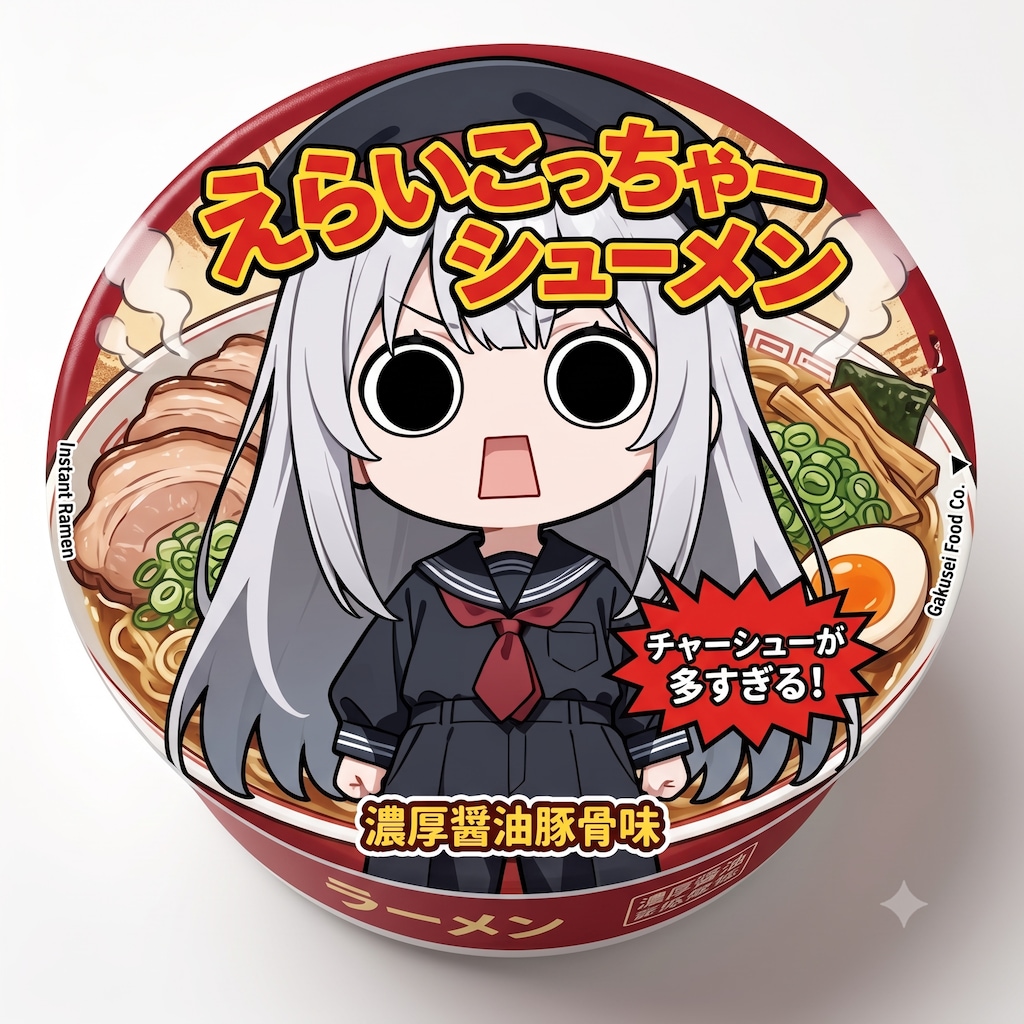 えらいこっちゃーシューメンのカップラーメン