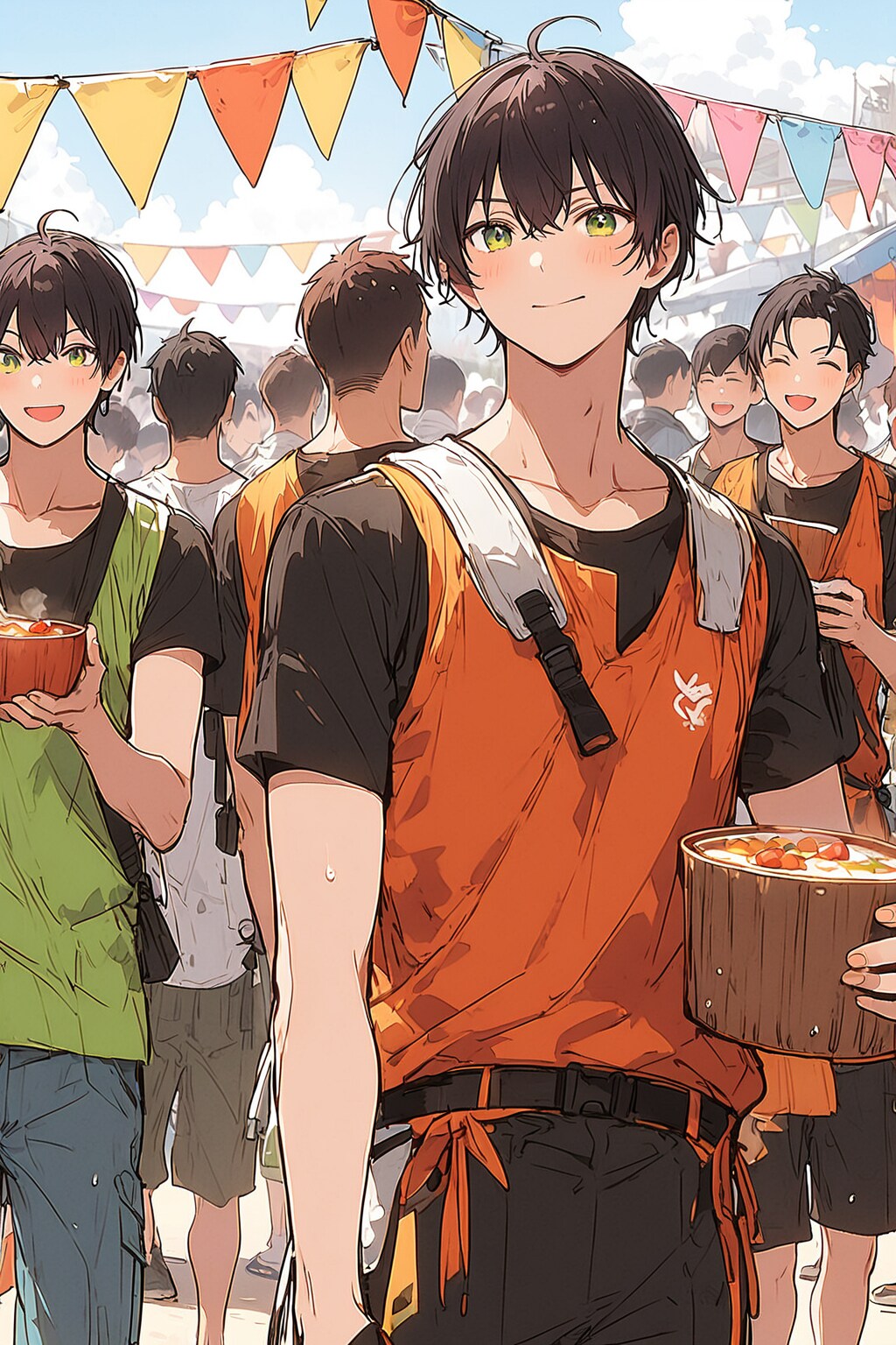 男祭り | の人気AIイラスト・グラビア