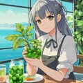 海浜食堂で植物性飲料 5枚目