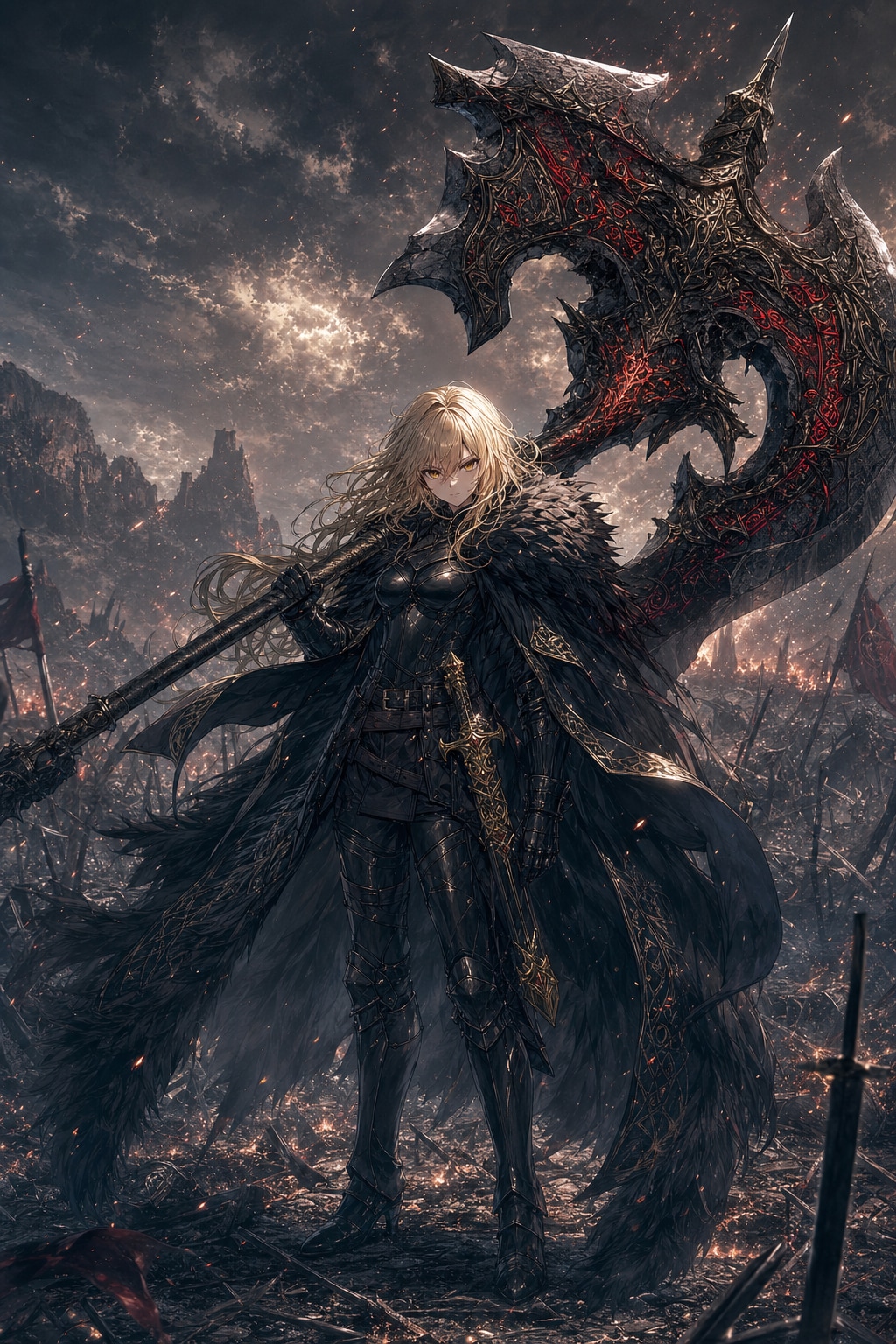ブロンドの女騎士さん1070