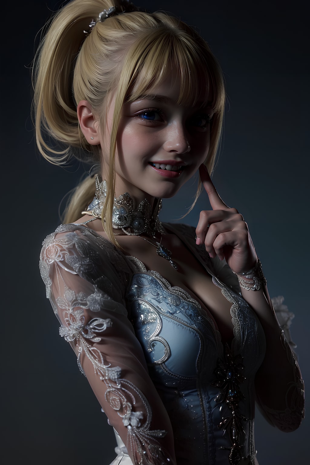 「はい、誓いまス。エヘ💗」