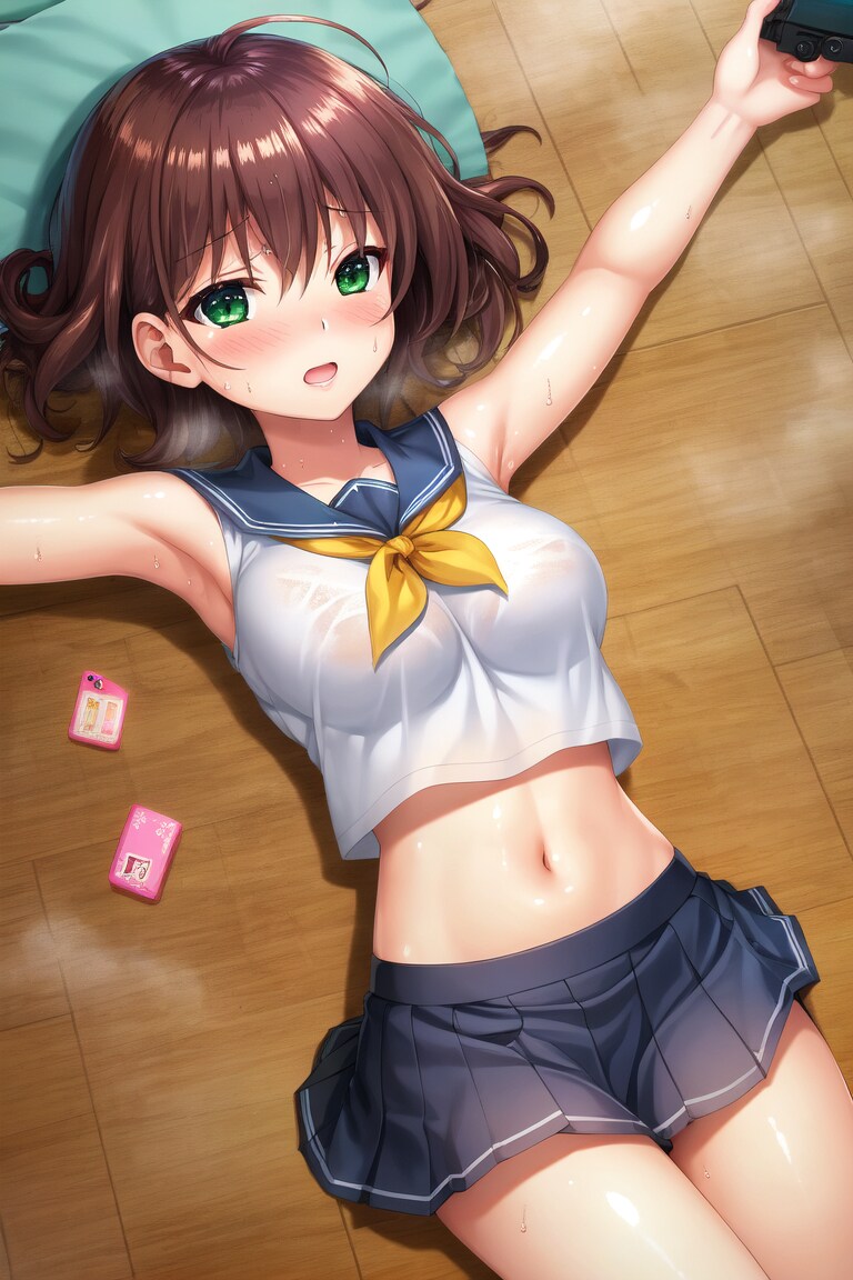 暑さに負けたセーラーさん