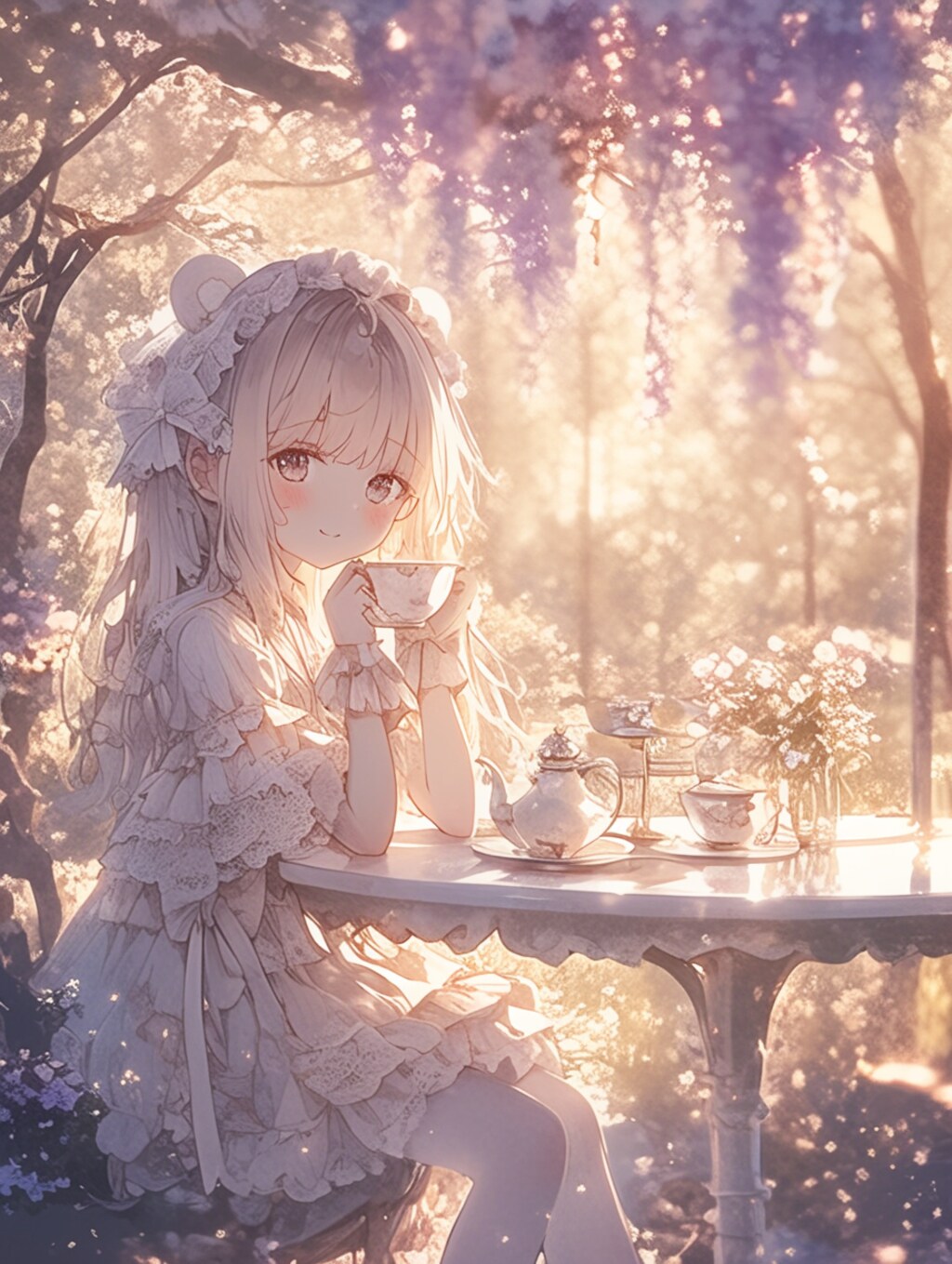 「森の中の秘密のティーパーティー③