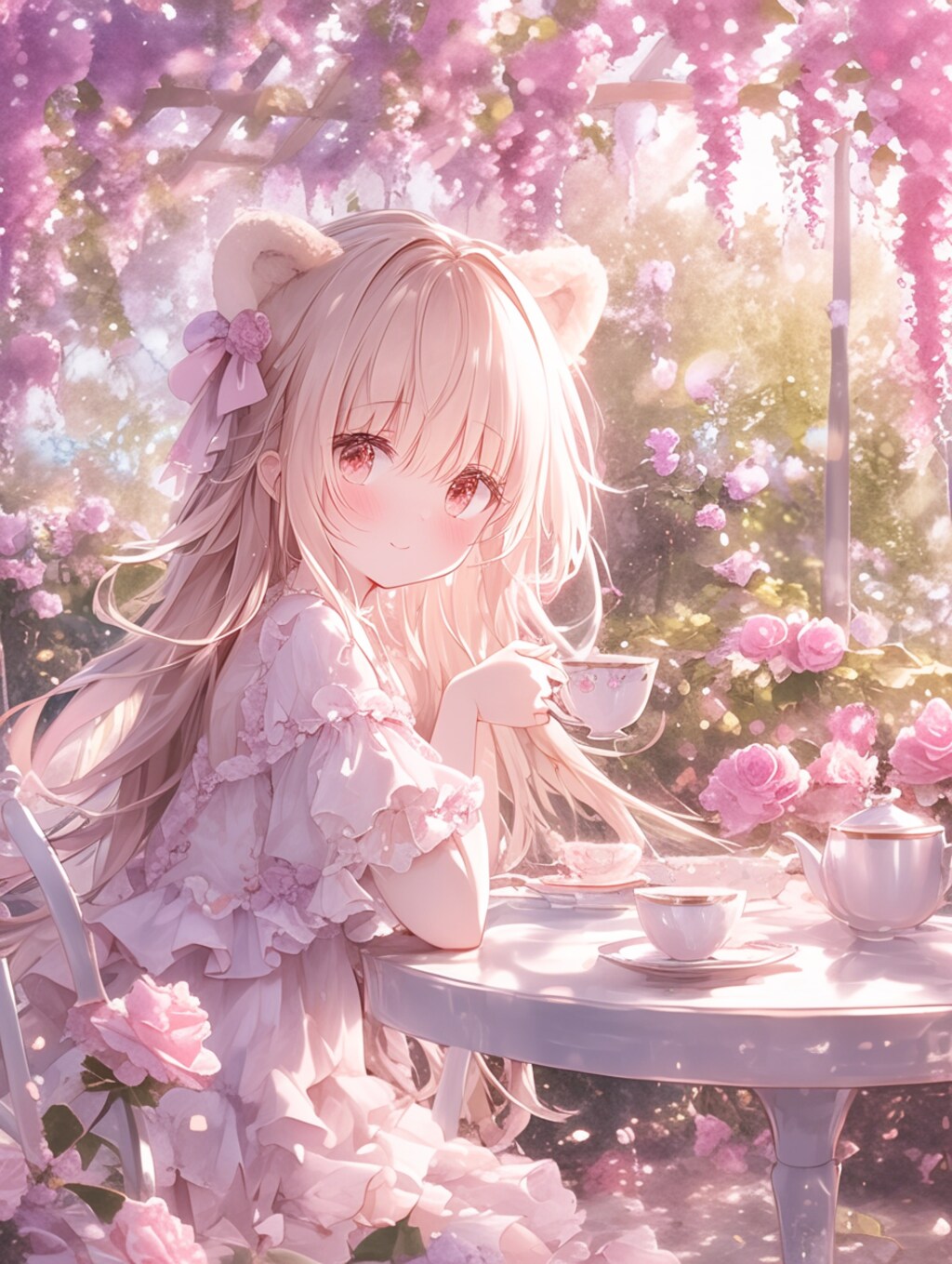 「森の中の秘密のティーパーティー③