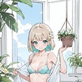 観葉植物と香水 4枚目