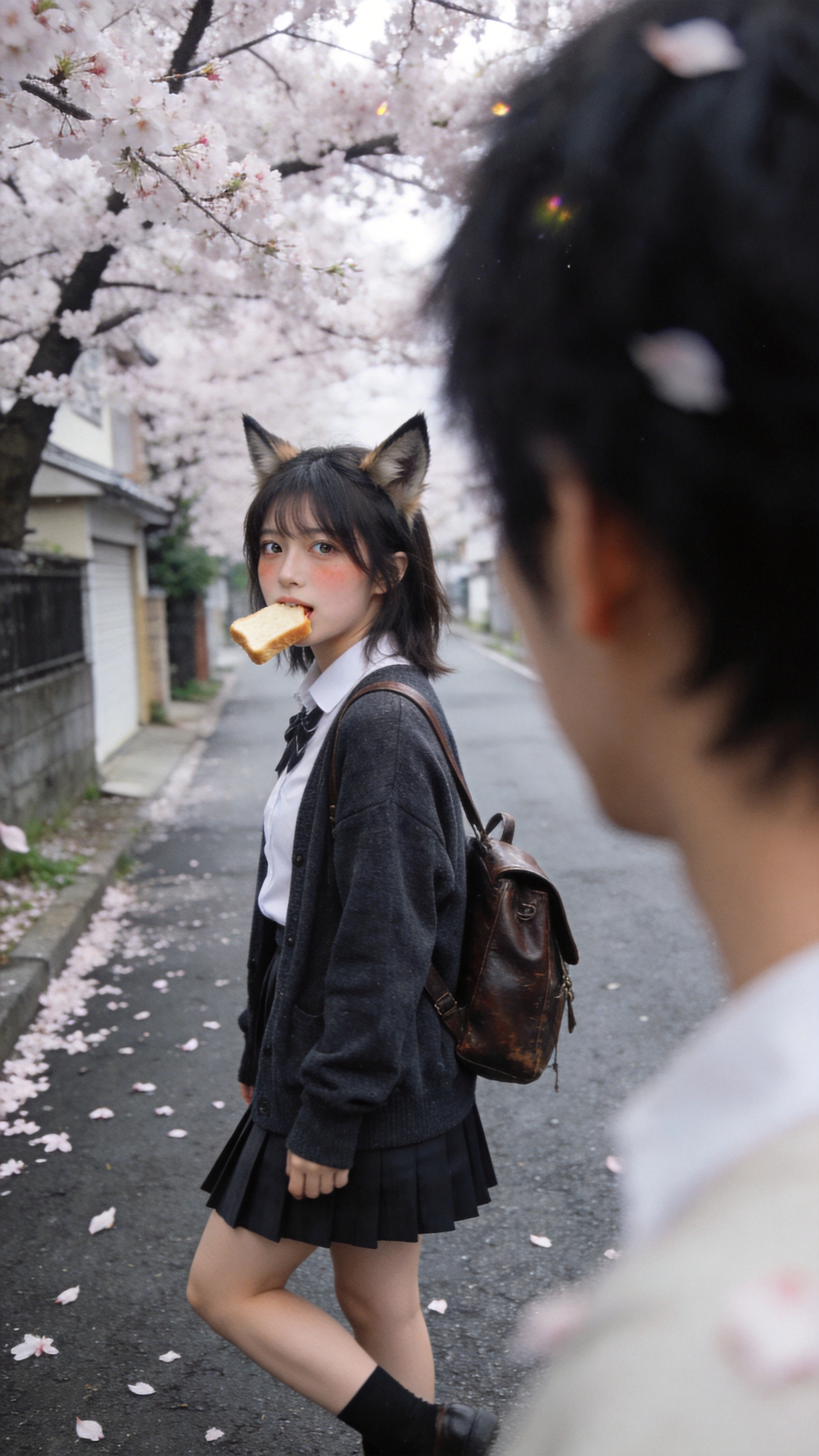 A Bite Between Silence and Bloom | の人気AIイラスト・グラビア