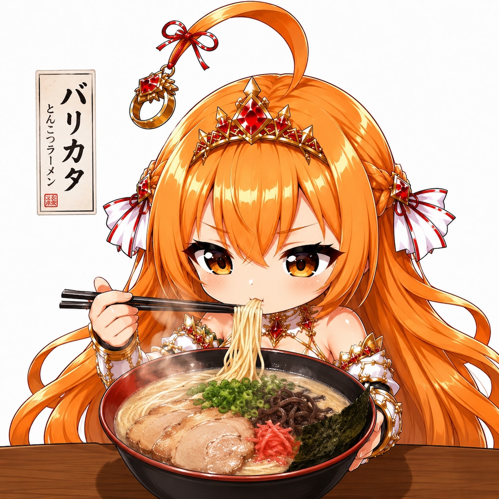 おいしんぼアプリコッティア③  とんこつラーメンは真面目に味わう