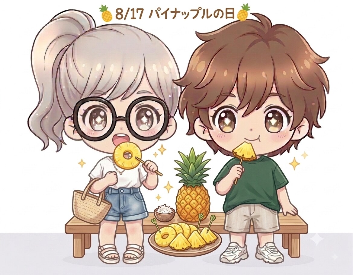 今日は「パイナップルの日」 | の人気AIイラスト・グラビア