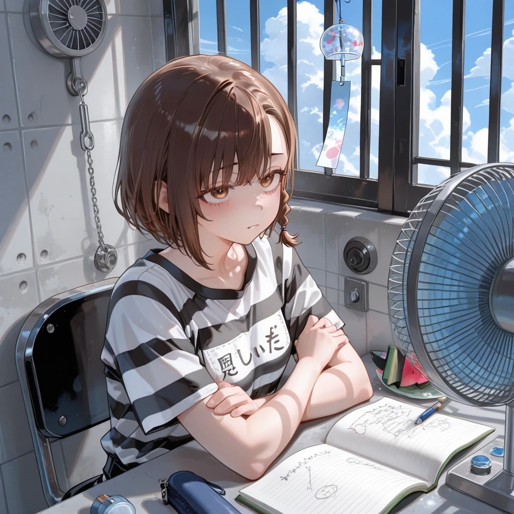 独房なら捗ると思ったのに…