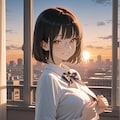 夕暮れサービス 2枚目