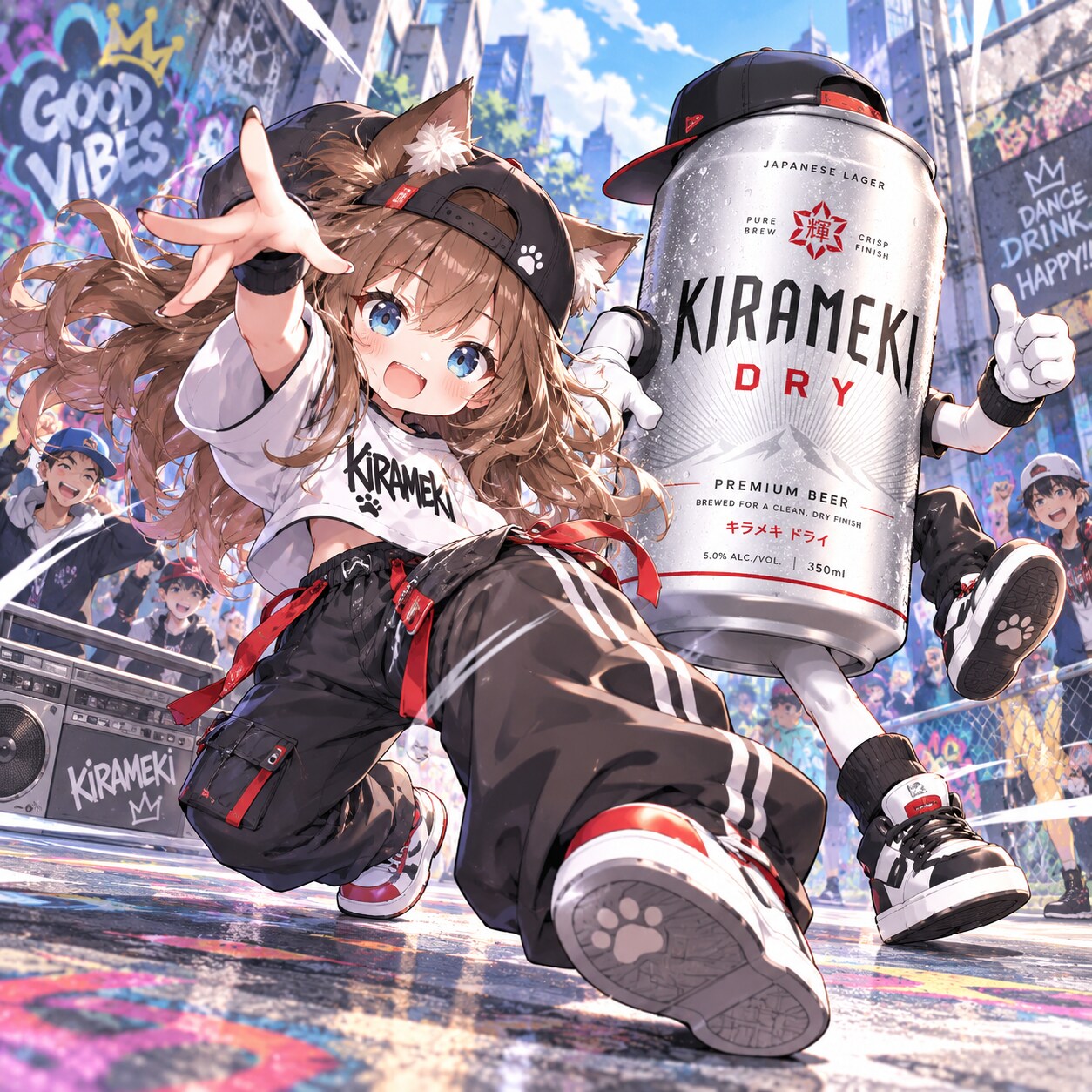 ヒップホップダンスの小さな女の子 | の人気AIイラスト・グラビア
