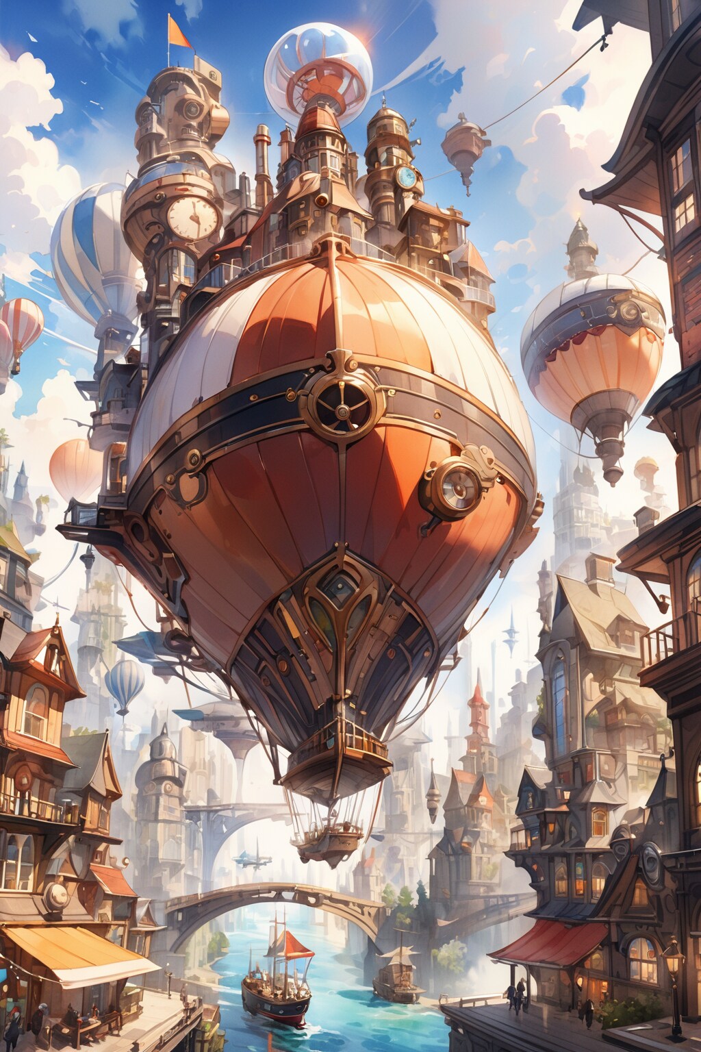 スチームパンクシティ。