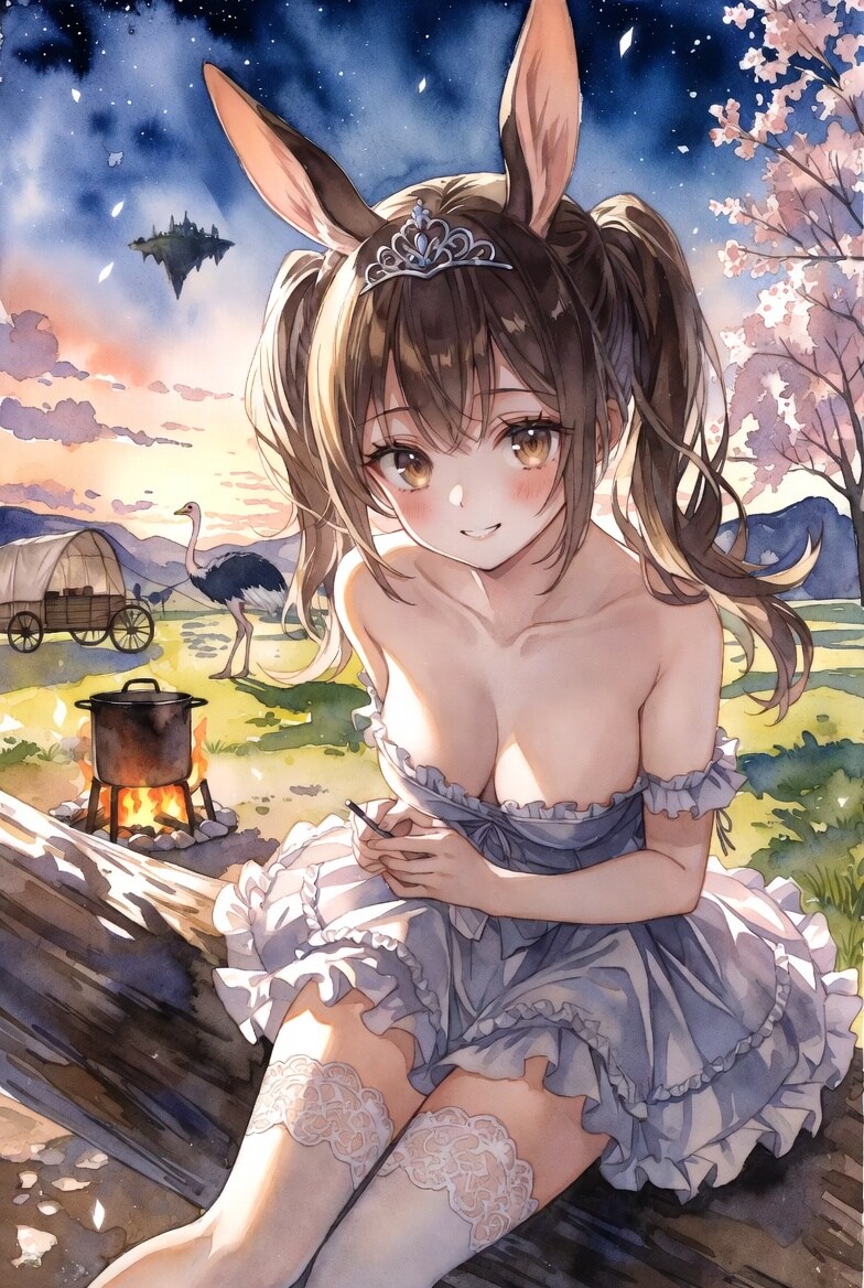 黒ツイぴょん。キャンプ