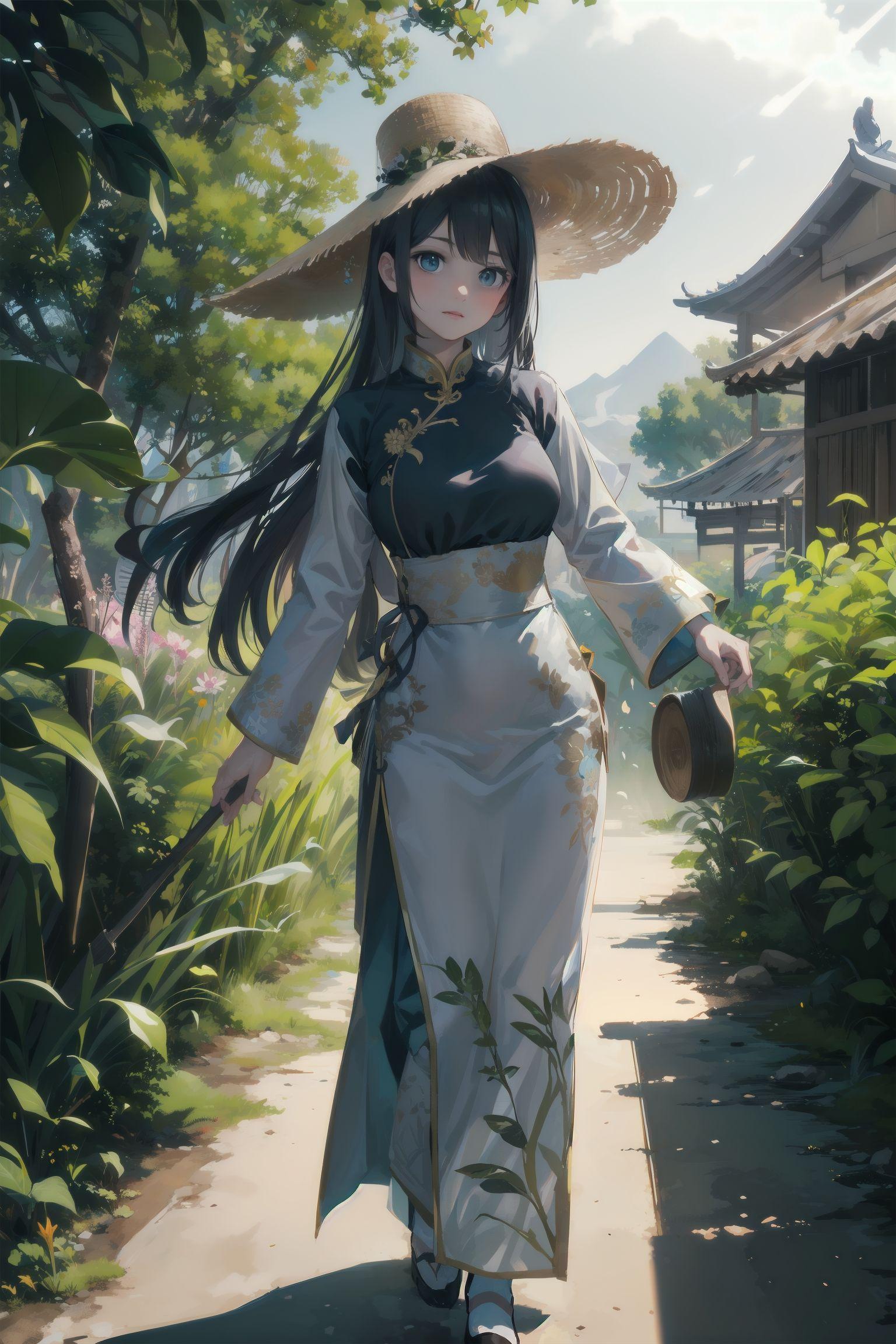 アオザイの少女