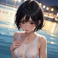 白透け透けスク水、その２。 3枚目