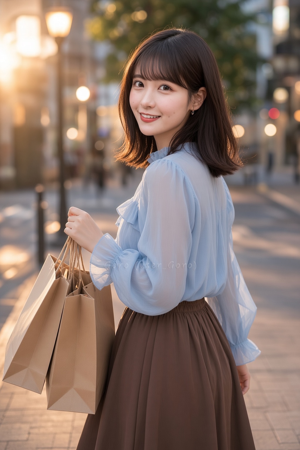 みちるさん、夏の終わりのショッピング
