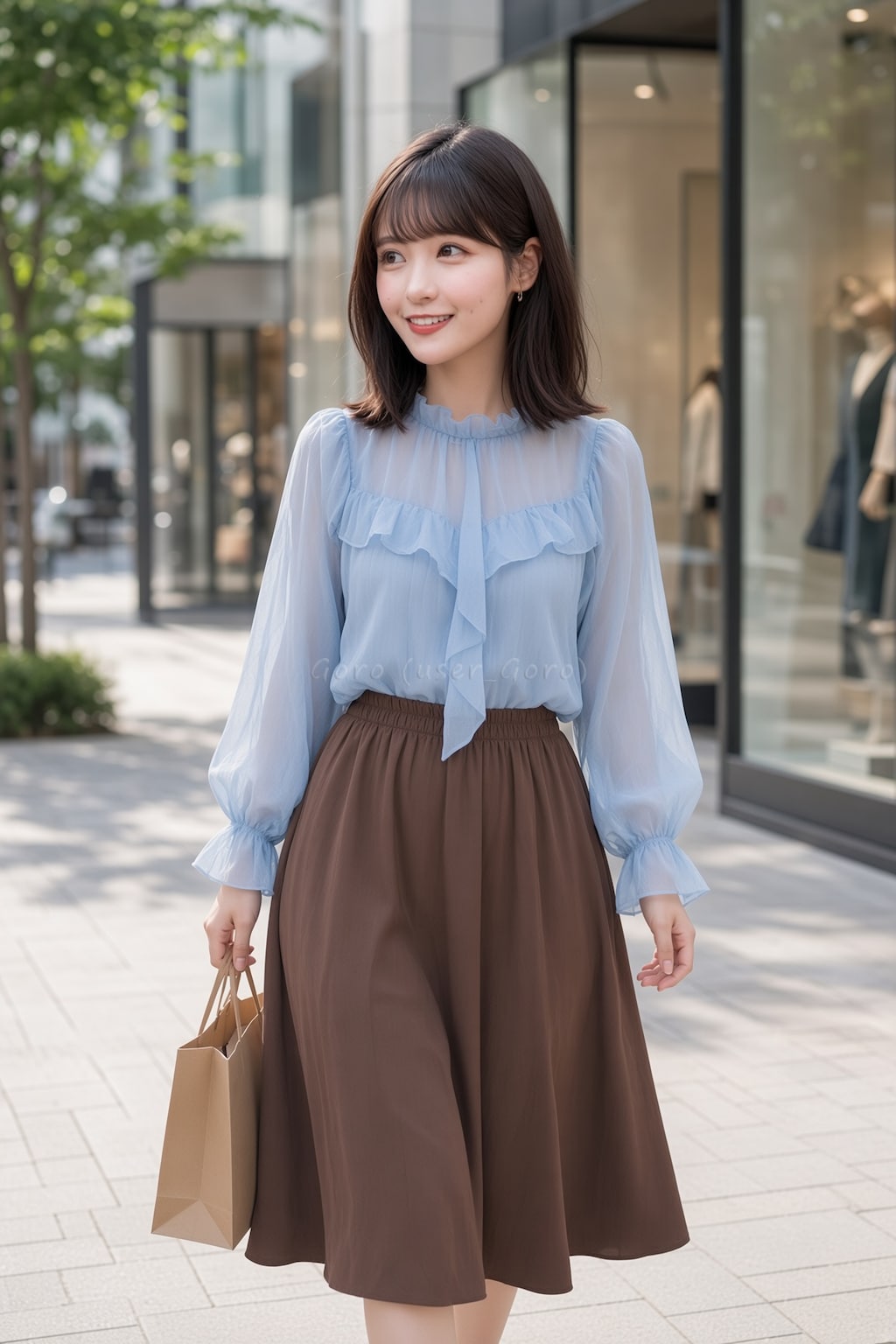 みちるさん、夏の終わりのショッピング