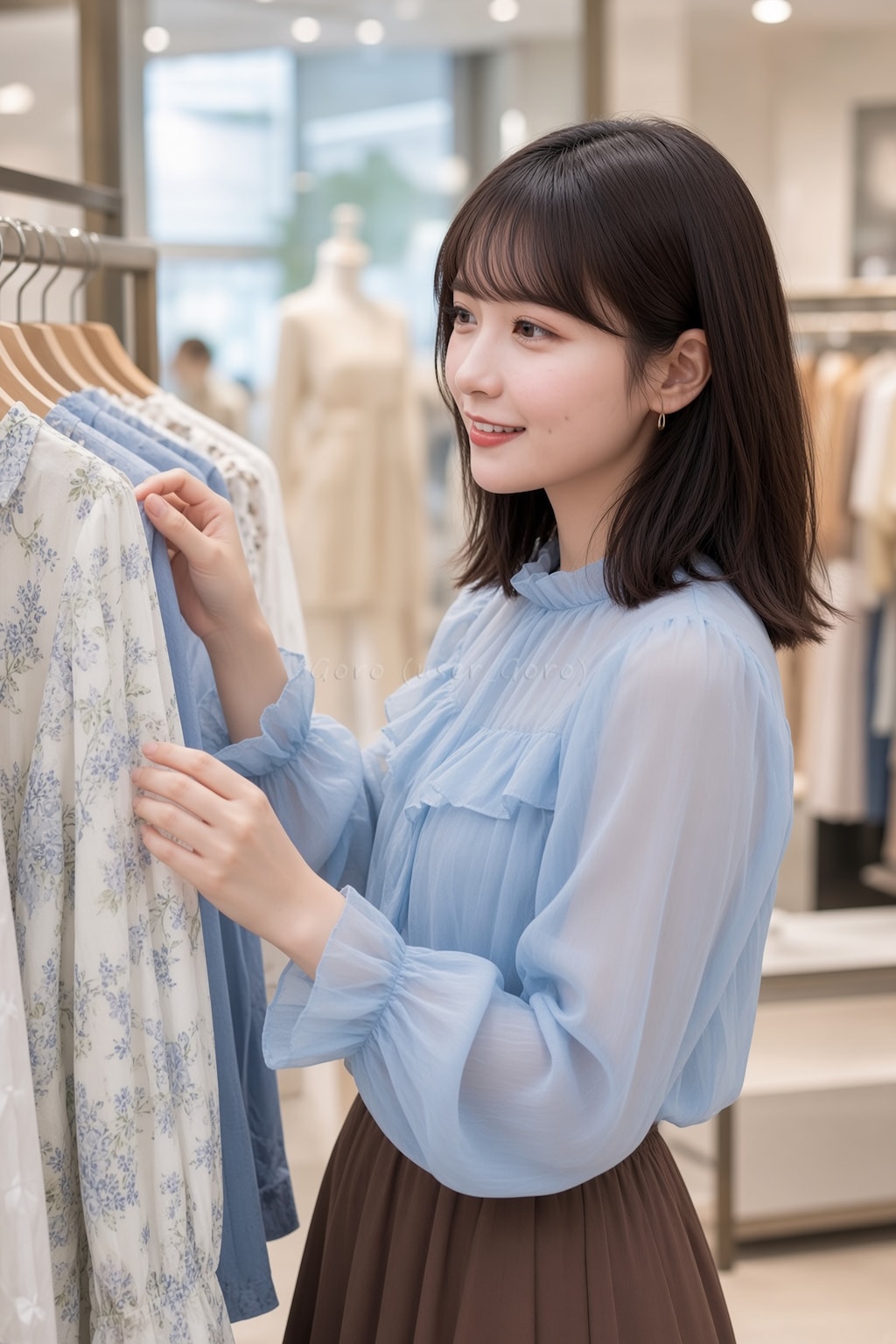 みちるさん、夏の終わりのショッピング