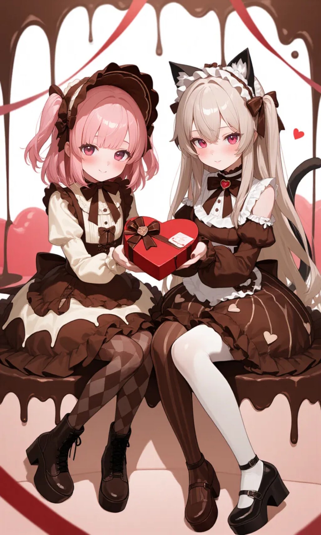 桃銀チョコ