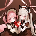 桃銀チョコ 2枚目