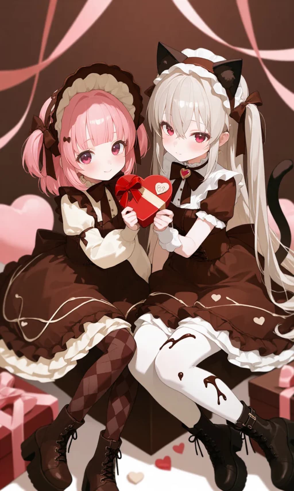 桃銀チョコ