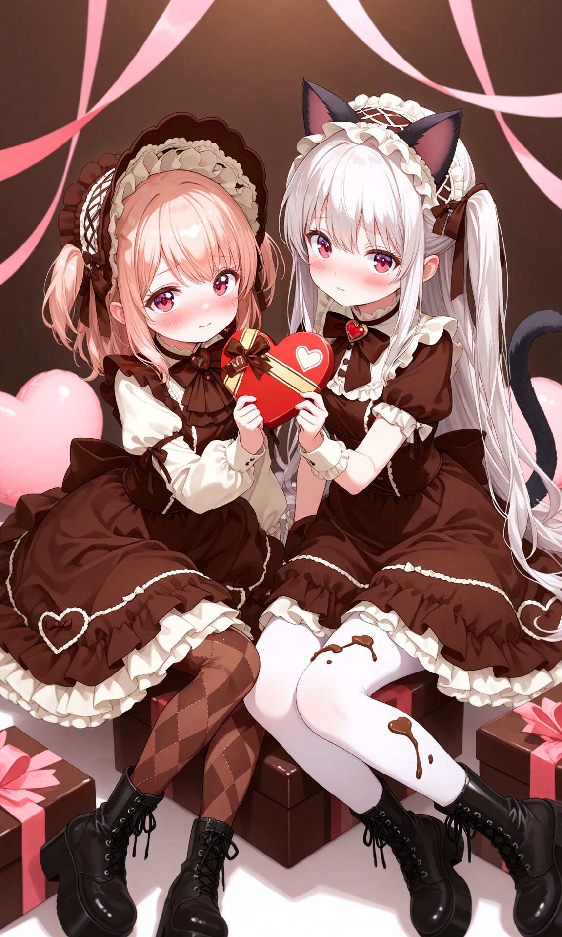 桃銀チョコ