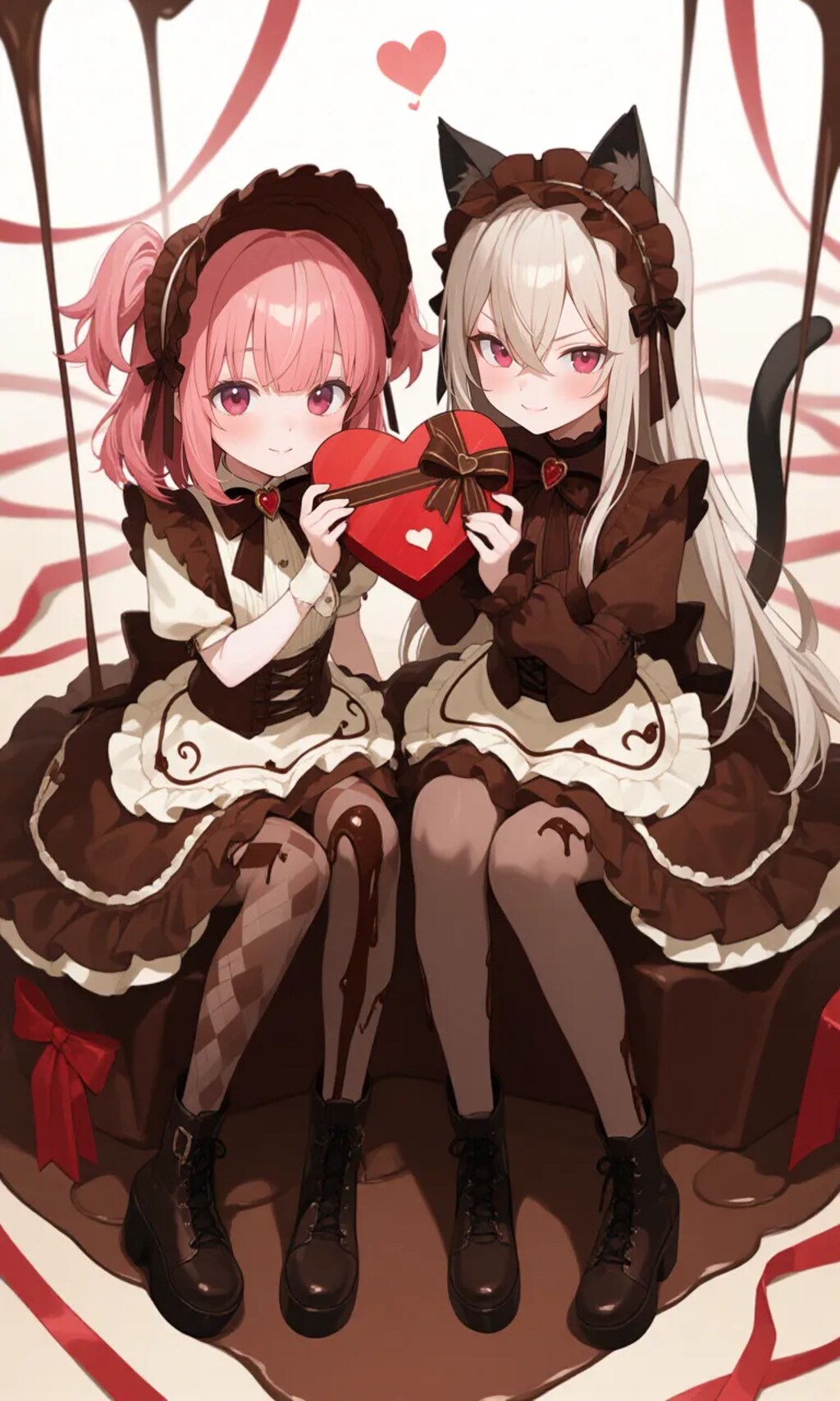 桃銀チョコ