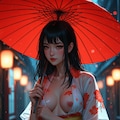 傘の付喪神　おまえがこんな雨の中いつまでも放っておくから・・・ 3枚目