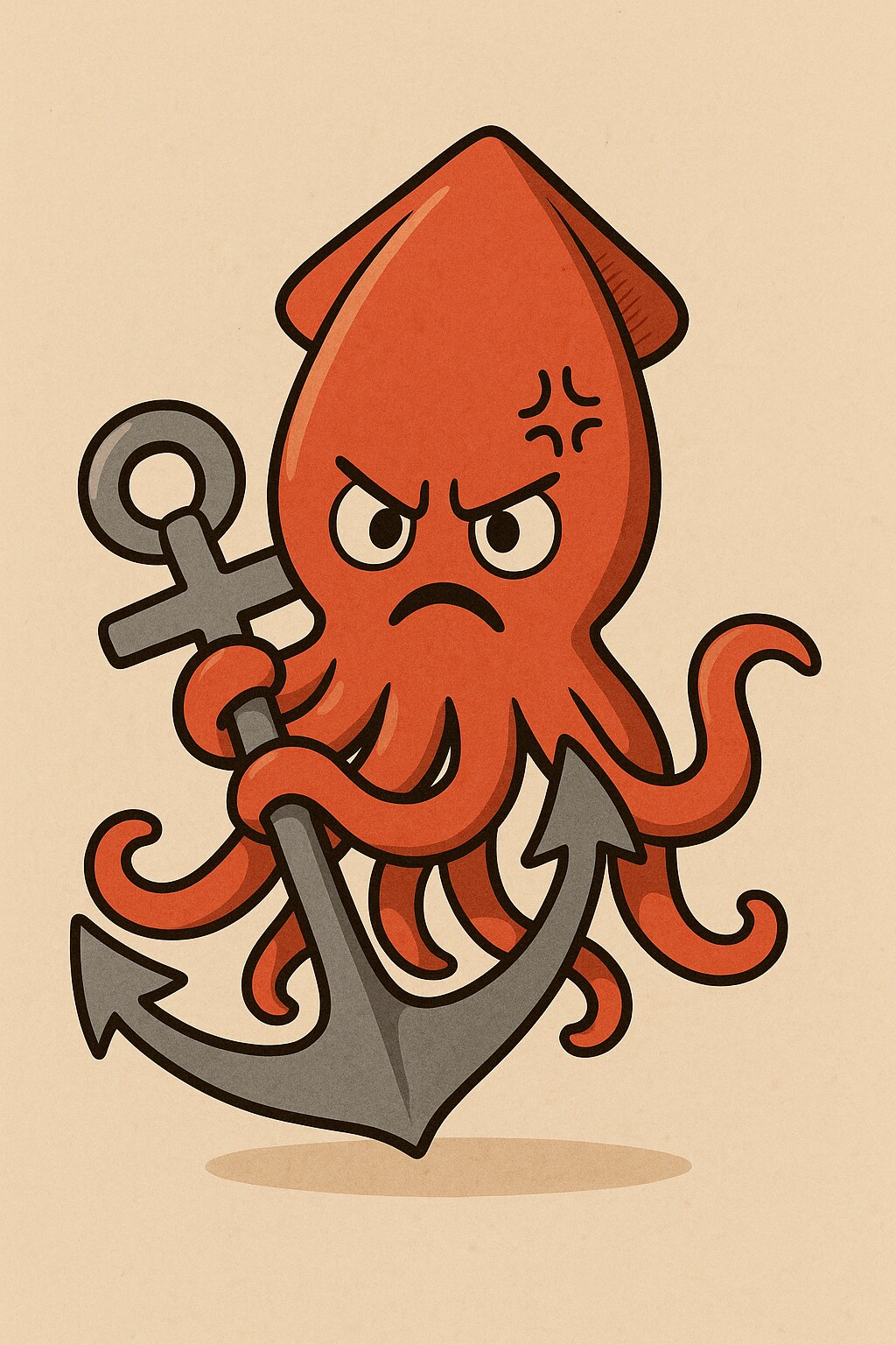 烏賊が怒った錨