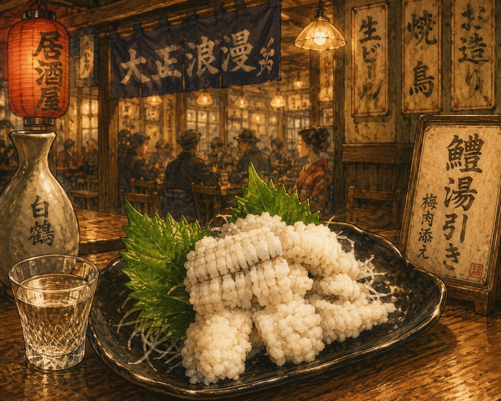 鱧の湯引き