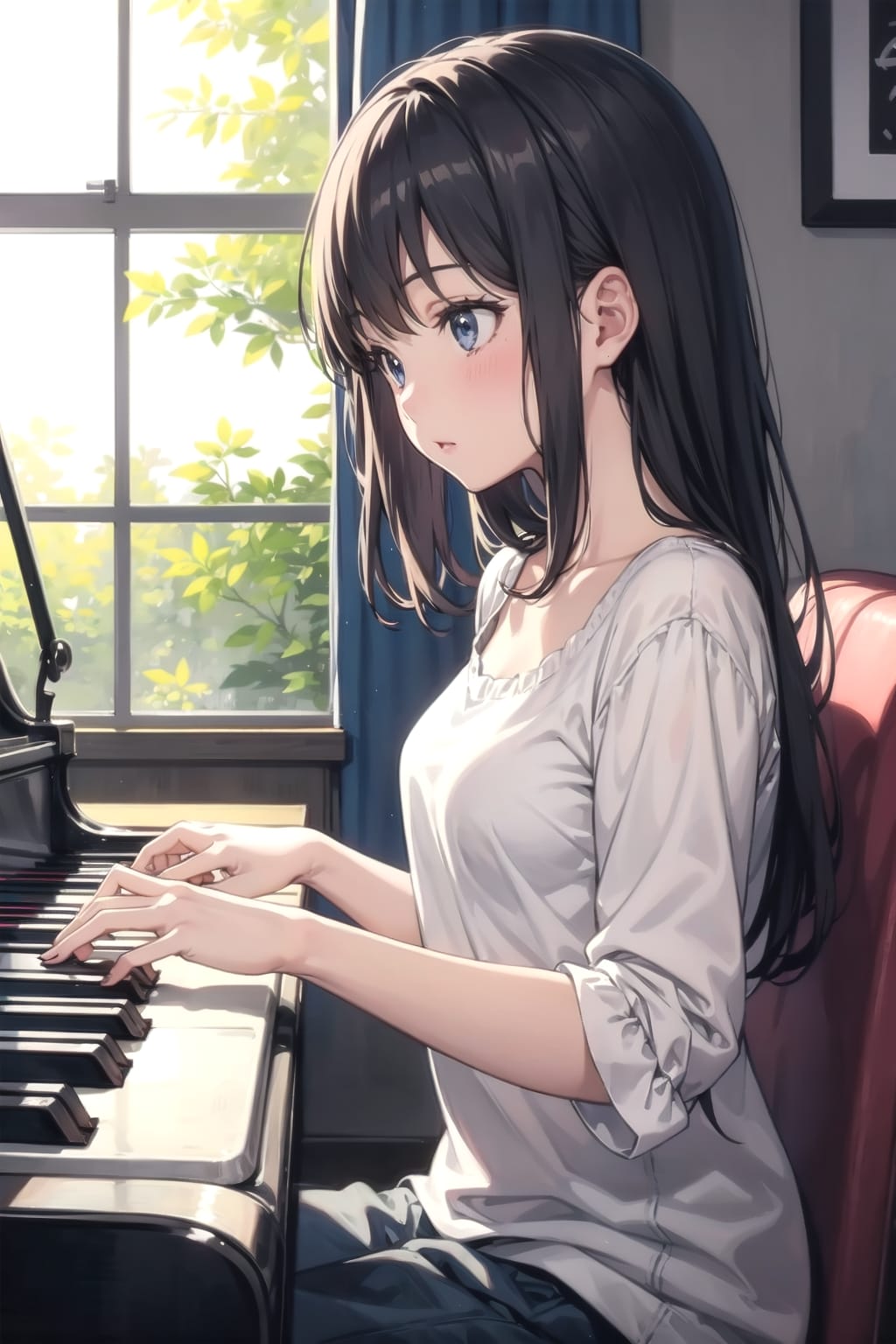 ピアノ女子