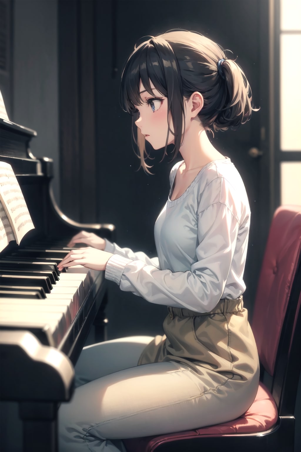 ピアノ女子