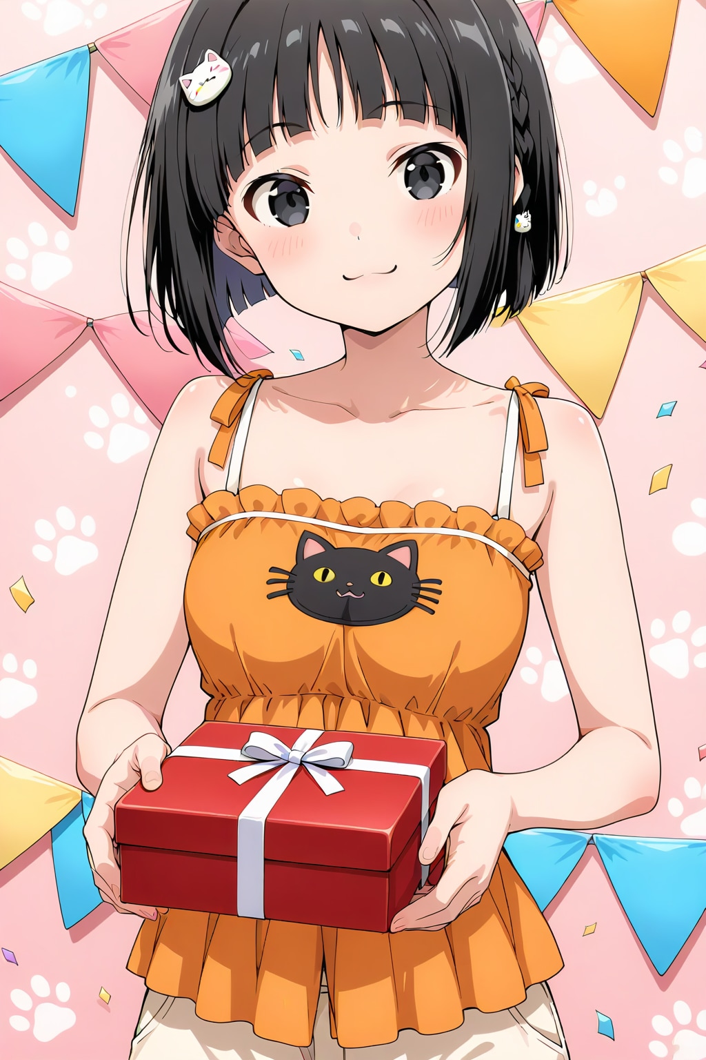 HD,Y、K　（黒猫）さんの凜猫ちゃんFA