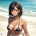 海の家の看板娘 3枚目