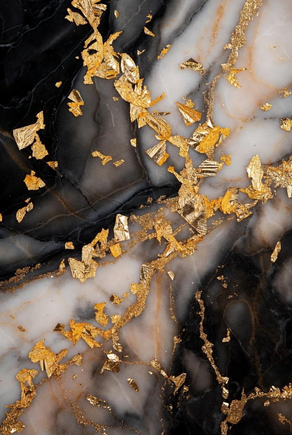 大理石と金箔集１