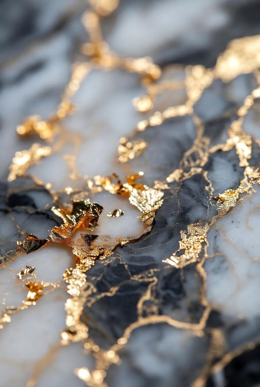 大理石と金箔集１