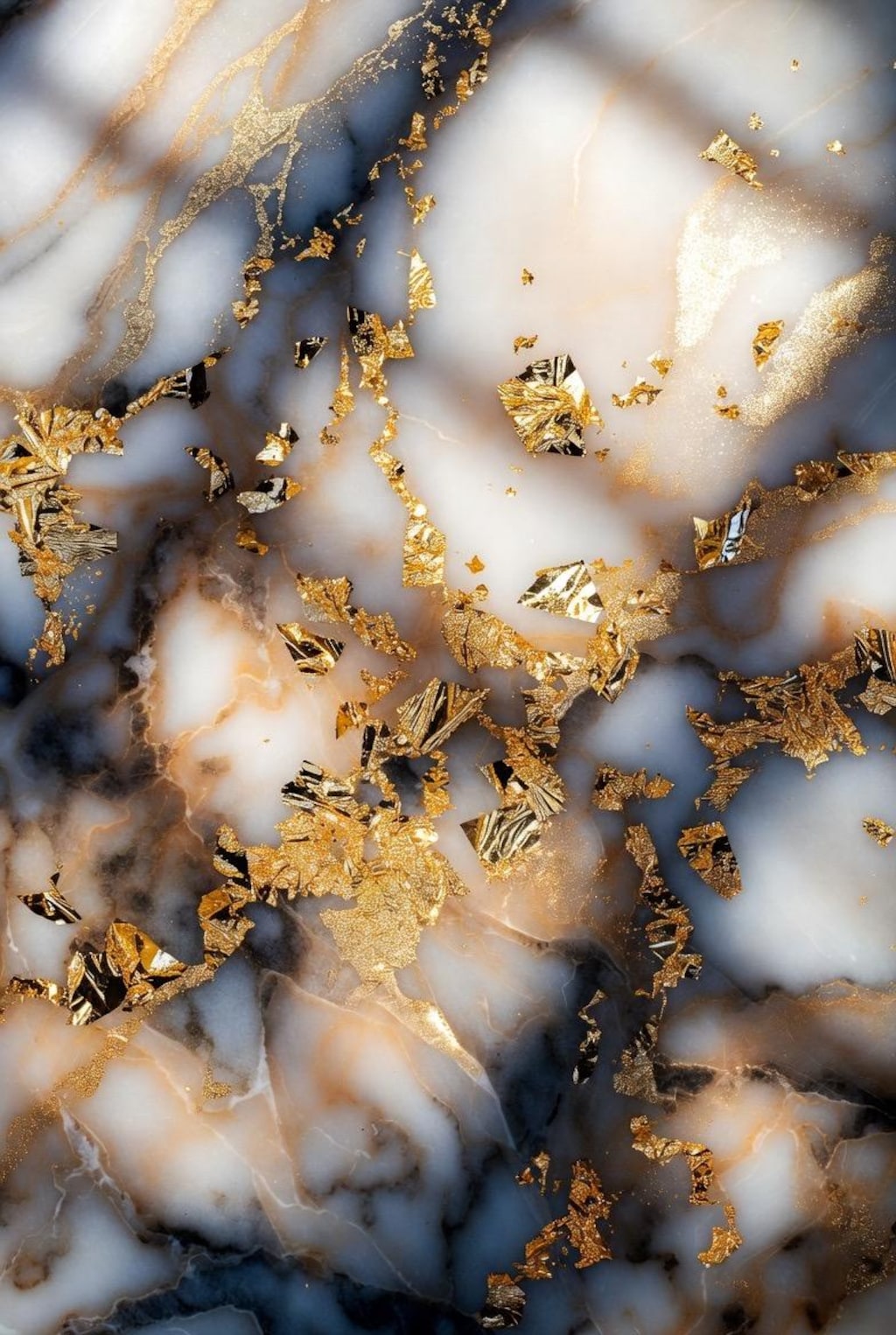 大理石と金箔集１