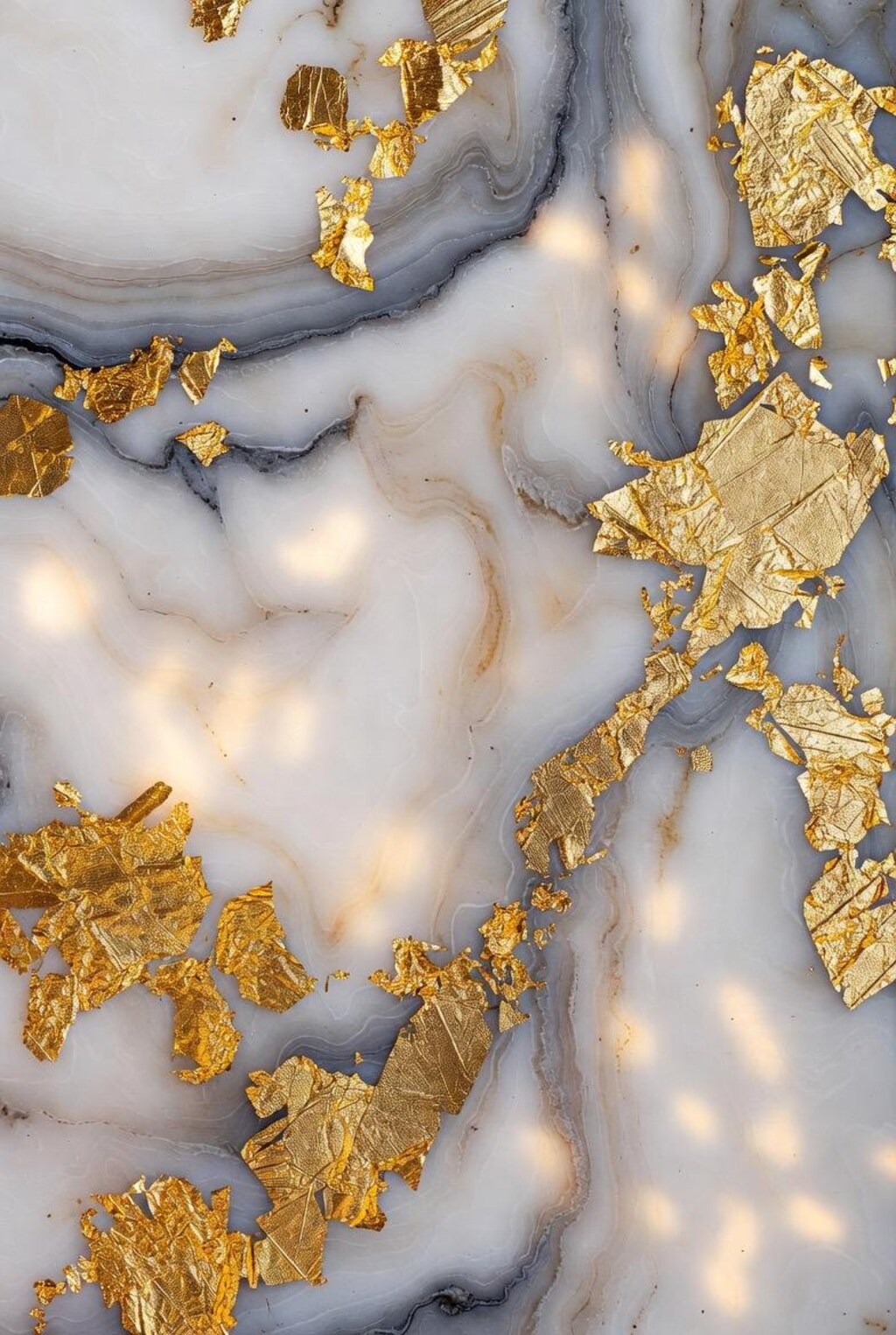 大理石と金箔集１