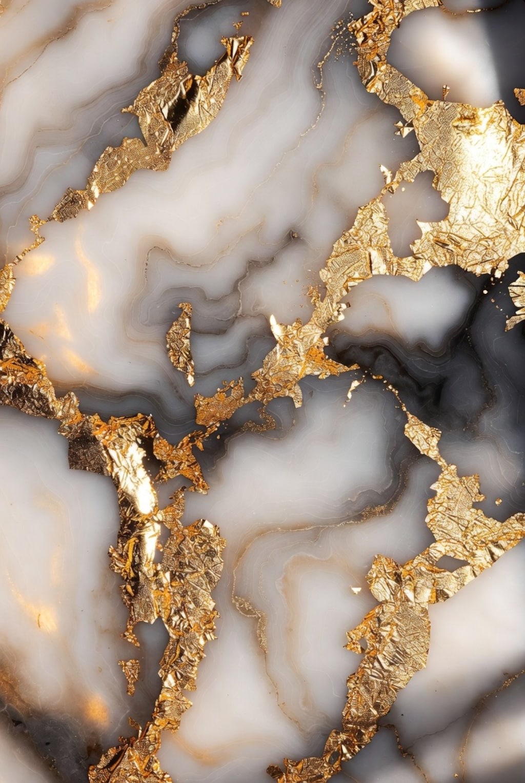 大理石と金箔集１