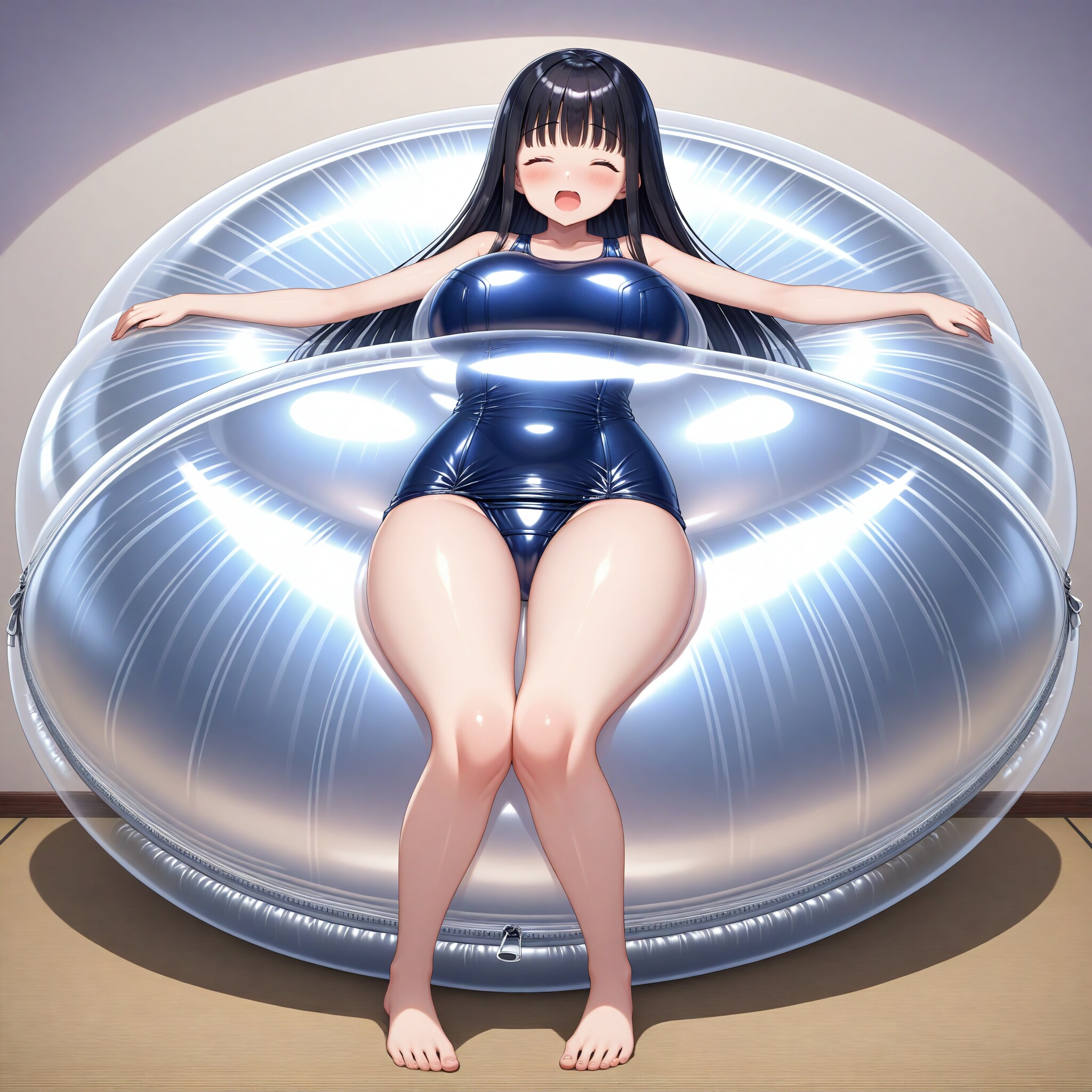 ぺちゃんこ女子