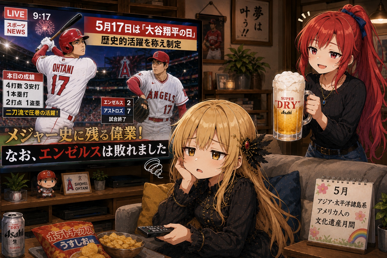 5月17日は大谷翔平の日 | の人気AIイラスト・グラビア