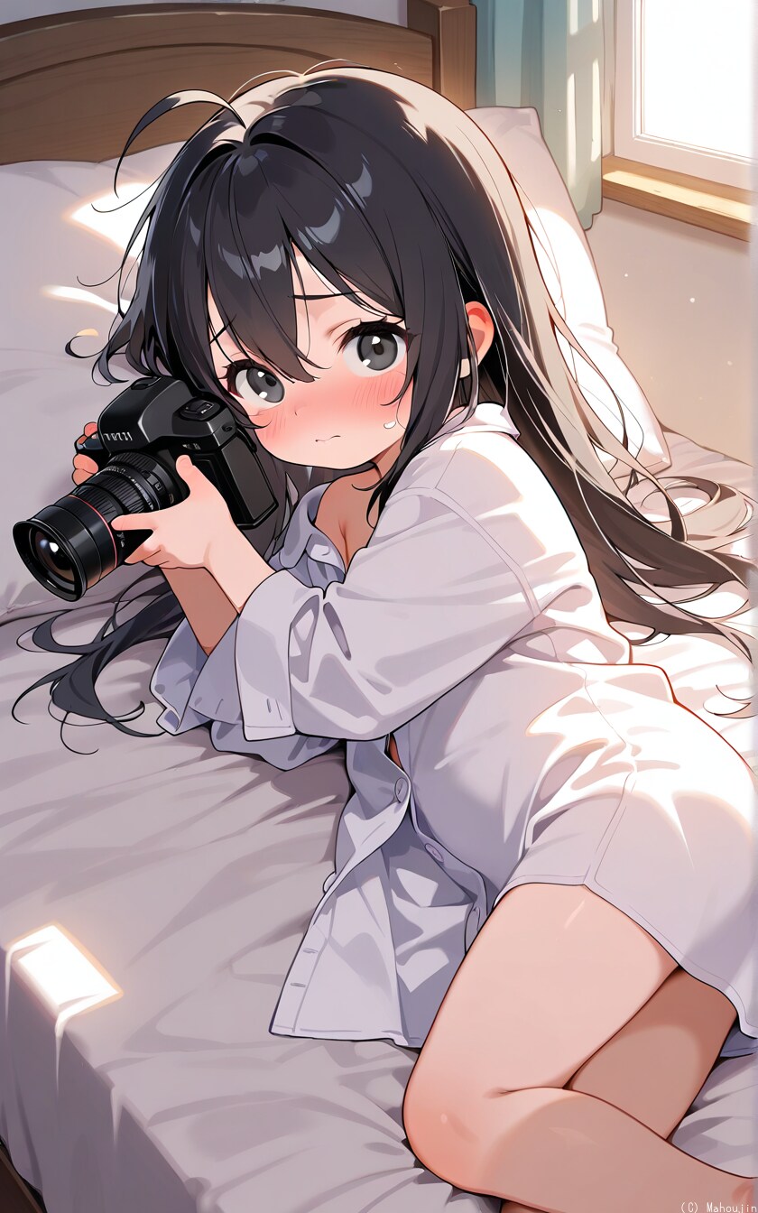 おはようを撮ろうとして