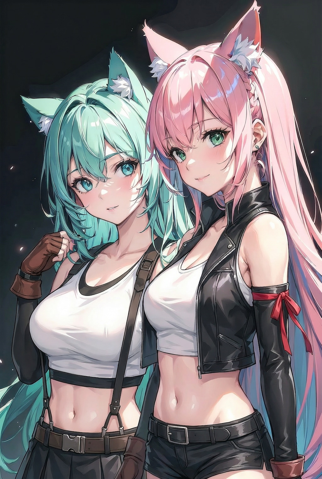 コスプレ猫耳姉妹🐱🐱✨