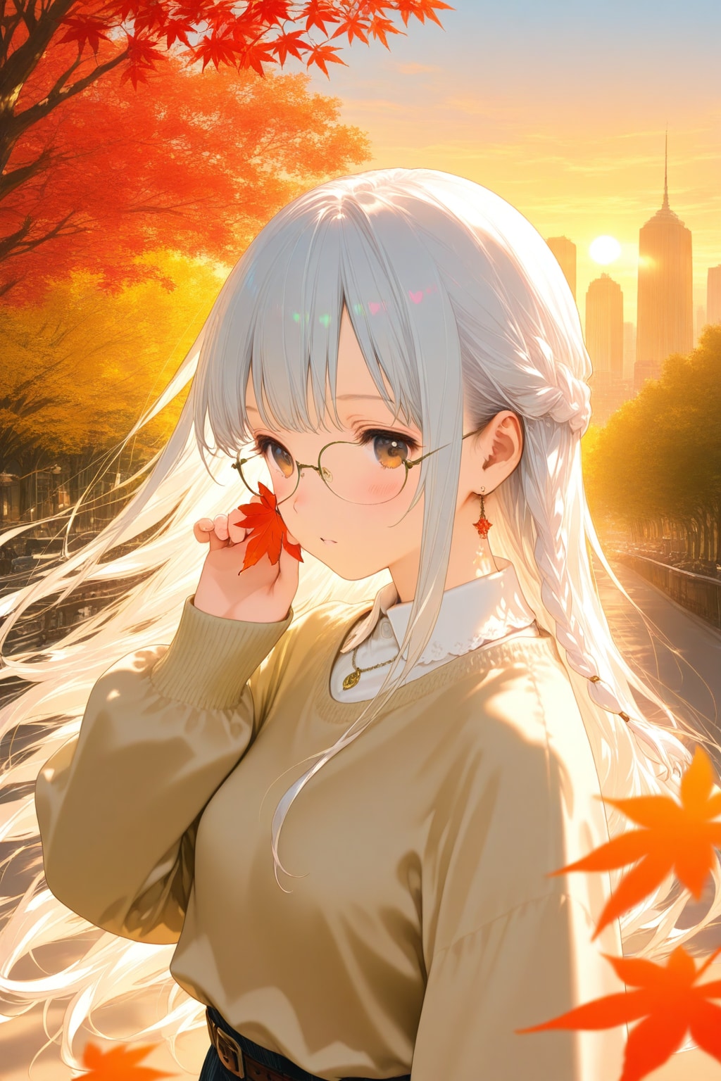 秋の都市 32歳女性