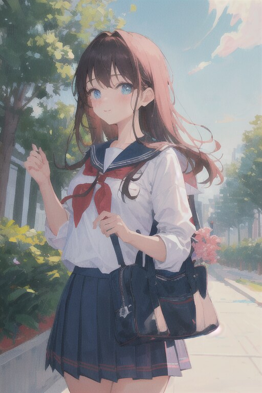 花の女子高校生さん