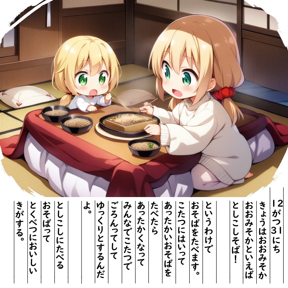 【絵日記】としこしそばです | の人気AIイラスト・グラビア