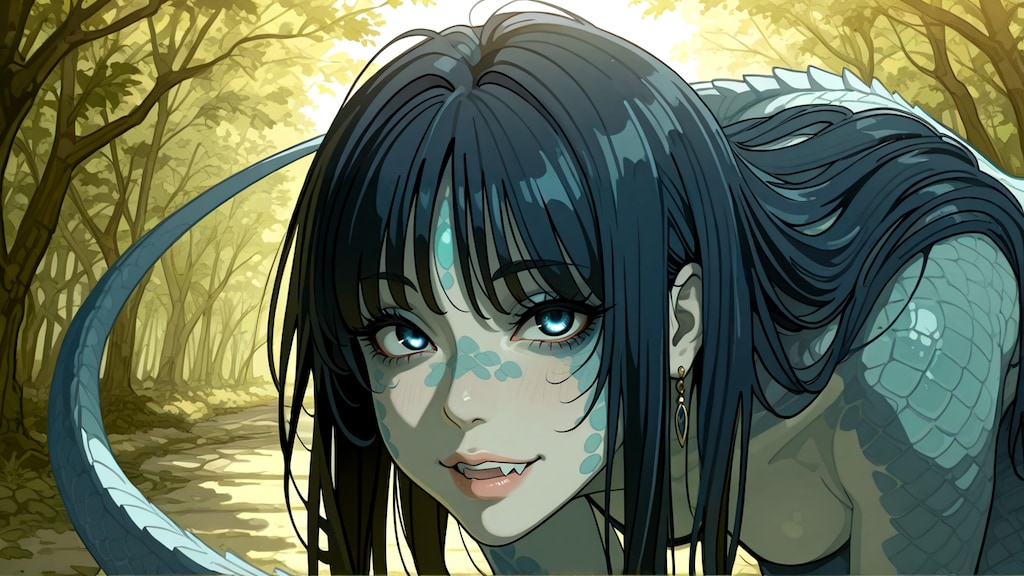 バジリスクお姉さんに好かれすぎて石化の危機